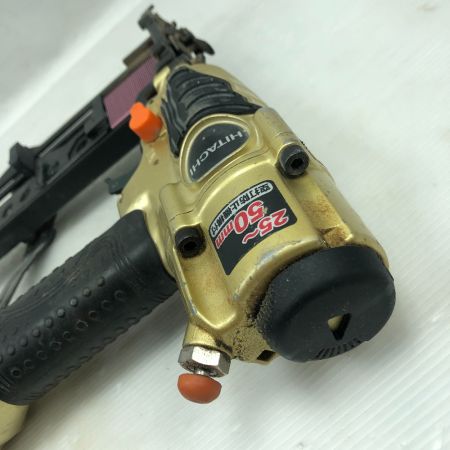  HITACHI 日立 工具 エアツール エアタッカ ケース付 高圧 N5004HMF ゴールド