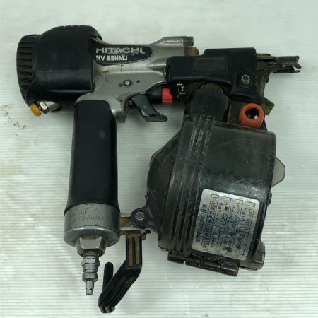  HITACHI 日立 工具 エアツール ロール釘打機 本体のみ 高圧 NV65HMJ ライトグレー