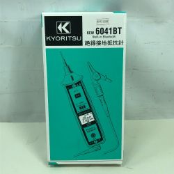 ◇◇ KYORITSU 工具関連用品 絶縁接地抵抗計 程度A 付属品完備 6041BT グリーン Aランク