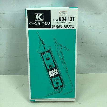  KYORITSU 工具関連用品 絶縁接地抵抗計 程度A 付属品完備 6041BT グリーン