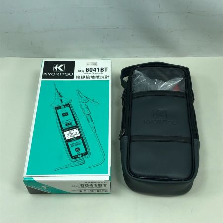 KYORITSU 工具関連用品 絶縁接地抵抗計 程度A 付属品完備 6041BT グリーン