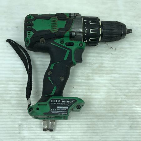  HITACHI 日立 締め付け工具 ドライバドリル 本体のみ コードレス式 DS36DA グリーン