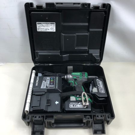  HITACHI 日立 締め付け工具 インパクトドライバ 充電器・充電池2個・ケース付 WH18DDL2 グリーン