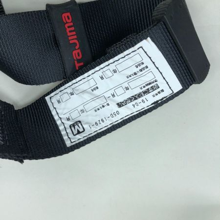  TAJIMA タジマ 工具関連用品 フルハーネス型安全帯 Mサイズ AZSM-BK ブラック