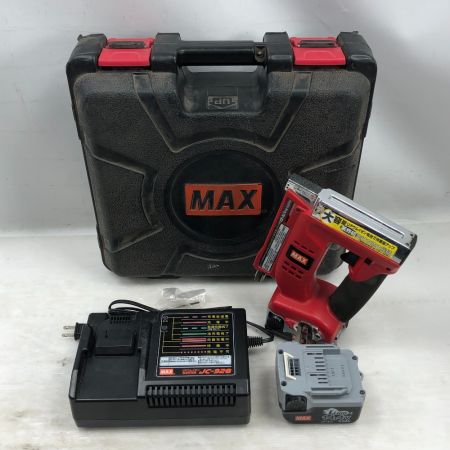  MAX マックス 工具関連用品 バッテリー式タッカ 充電器・充電池2個・ケース付 14.4v TG-Z3-BC レッド