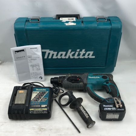  MAKITA マキタ 締め付け工具 ハンマドリル 充電器・充電池1個付 コードレス式 18v HR202D ブルー