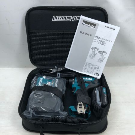  MAKITA マキタ 締め付け工具 ドライバドリル 未使用品(S) 付属品完備 コードレス式 DF033DSHS ブルー