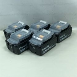 ◇◇ MAKITA マキタ 工具関連用品 バッテリー 未使用品(S) ５個セット BL1860B ブラック Sランク