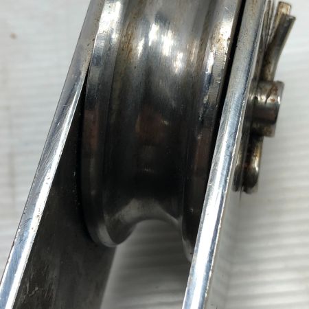  ASANO  滑車  シルバー 本体のみ 不明 キズ・ヨゴレ有