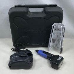 ◇◇ HITACHI 日立 研磨工具 ミニグラインダー 充電器・充電池1個・ケース付 FGP10DL ブルー Cランク