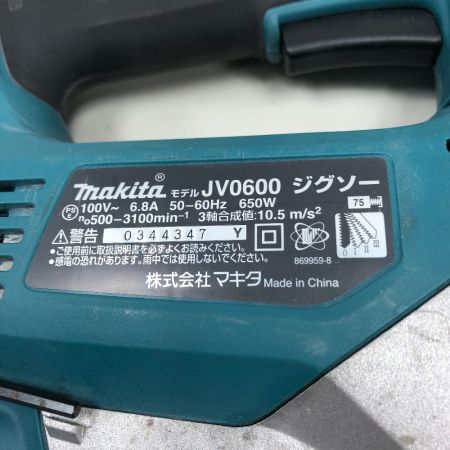  MAKITA マキタ 切断工具 ジグソー JV0600 ブルー