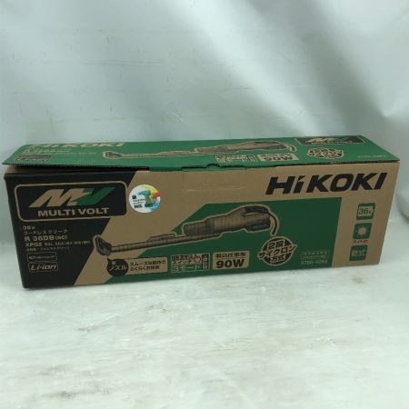  HiKOKI ハイコーキ 工具 コードレスクリーナー 未使用品(S) 充電器・充電池1個付 R36DB(SC) XPGZ フォレストグリーン