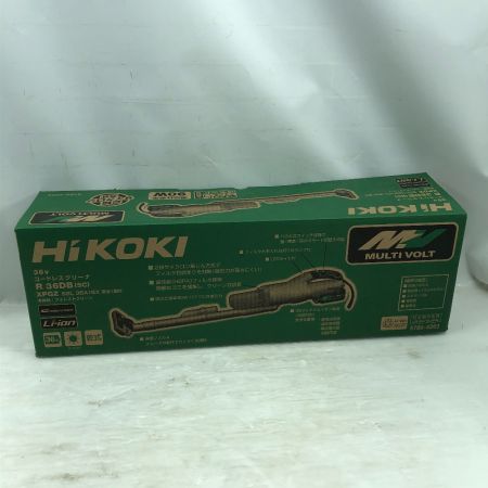 HiKOKI ハイコーキ 工具 コードレスクリーナー 未使用品(S) 充電器・充電池1個付 R36DB(SC) XPGZ フォレストグリーン