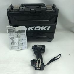 ◇◇ HiKOKI ハイコーキ 締め付け工具 インパクトドライバ 未使用品(S) 本体とケース WH36DD ブラック Sランク