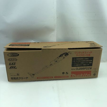  MAKITA マキタ 工具関連用品 充電式クリーナー 未使用品(S) 付属品完備 コードレス式 CL286FDZW ホワイト