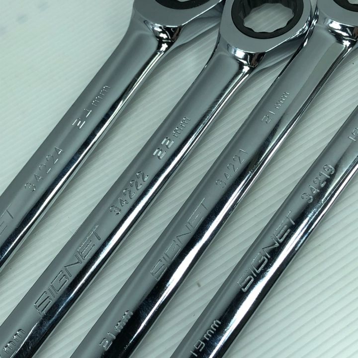 SIGNET 工具 ハンドツール ギアレンチセット 4本セット 24mm・22mm