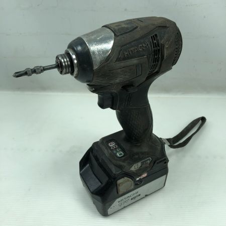  HITACHI 日立 締め付け工具 インパクトドライバ WH18DDL ブラック