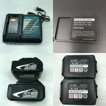  MAKITA マキタ 締め付け工具 インパクトドライバ 充電器（社外品）・充電池2個（社外品）・ケース付 TD170D ホワイト