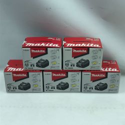 ◇◇ MAKITA マキタ 工具関連用品 バッテリー 未使用品(S) ５個セット BL1860B ブラック Sランク