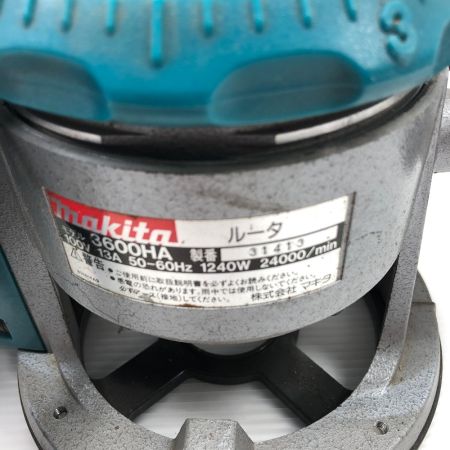  MAKITA マキタ 切削工具 ルーター 本体のみ コード式 100v 3600HA ブルー