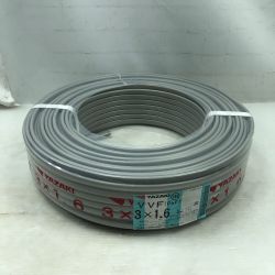 ◇◇ YAZAKI 工具 電材 VVFケーブル 未使用品(S) 3芯 1.6mm×100m 2025年06月 Sランク
