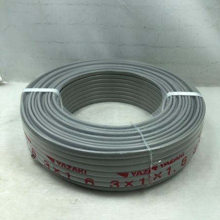  YAZAKI 工具 電材 VVFケーブル 未使用品(S) 3芯 1.6mm×100m 2025年06月