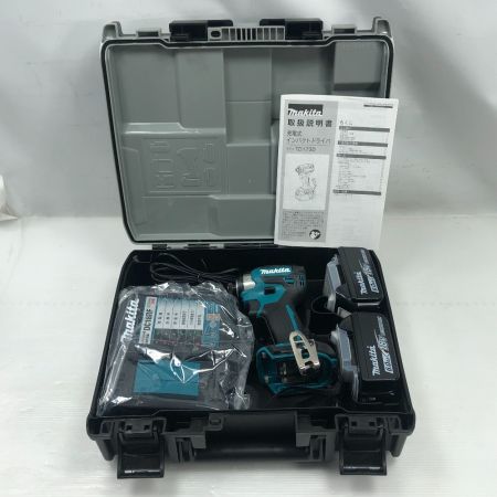  MAKITA マキタ 締め付け工具 インパクトドライバ 未使用品(S) 付属品完備 コードレス式 TD173DRGX ブルー