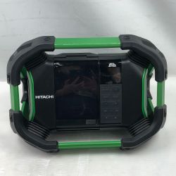◇◇ HiKOKI ハイコーキ 工具関連用品 バッテリー式ラジオ コードレス UR18DSDL グリーン Cランク