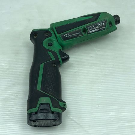  HITACHI 日立 締め付け工具 ペン型インパクトドライバ 充電器・充電池2個・ケース付 WH7DL グリーン
