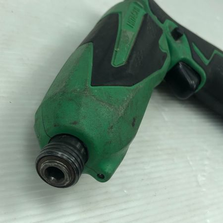  HITACHI 日立 締め付け工具 ペン型インパクトドライバ 充電器・充電池2個・ケース付 WH7DL グリーン