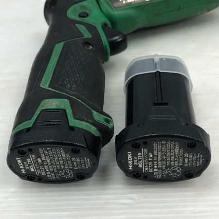  HITACHI 日立 締め付け工具 ペン型インパクトドライバ 充電器・充電池2個・ケース付 WH7DL グリーン