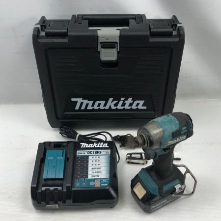  MAKITA マキタ 締め付け工具 インパクトドライバ 充電器・充電池1個・ケース付 TD173D ブルー