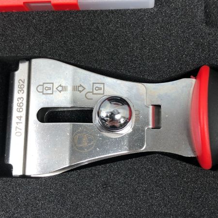  WURTH 工具 ハンドツール スクレーパー 未使用品(S) 付属品完備 0714662023 レッド