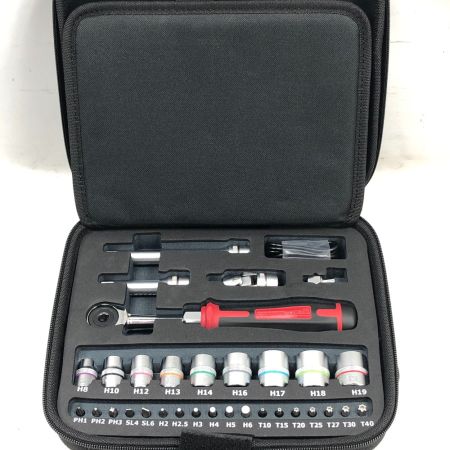  VESSEL ベッセル 締め付け工具 電動スリムラチェット  未使用品(S) 付属品完備 コードレス式 No.400ER3-1M ブラック