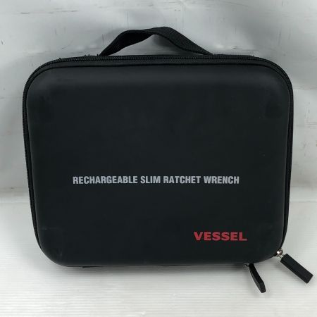  VESSEL ベッセル 締め付け工具 電動スリムラチェット  未使用品(S) 付属品完備 コードレス式 No.400ER3-1M ブラック