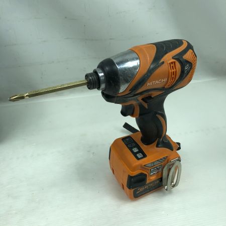  HITACHI 日立 締め付け工具 インパクトドライバ 充電器・充電池2個・ケース付 コードレス式 WH14DBAL2 オレンジ
