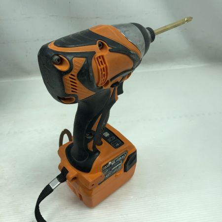  HITACHI 日立 締め付け工具 インパクトドライバ 充電器・充電池2個・ケース付 コードレス式 WH14DBAL2 オレンジ