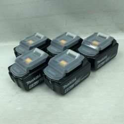 ◇◇ MAKITA マキタ 工具関連用品 バッテリー 未使用品(S) ５個セット BL1860B ブラック Sランク