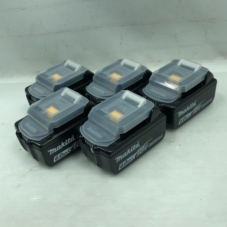  MAKITA マキタ 工具関連用品 バッテリー 未使用品(S) ５個セット BL1860B ブラック
