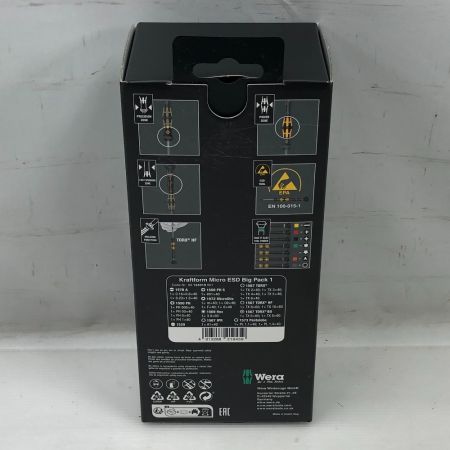  Wera 工具 ハンドツール 精密ドライバーセット 未使用品(S) ケース付