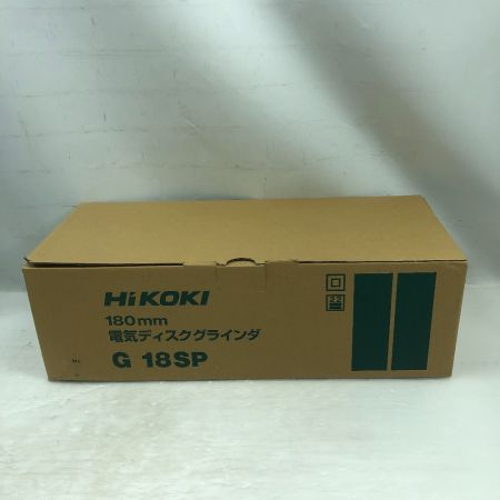  HiKOKI ハイコーキ 研磨工具 ディスクグラインダー 未使用品(S) 付属品完備 G18SP グリーン