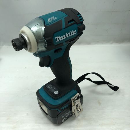  MAKITA マキタ 締め付け工具 インパクトドライバ 充電器・充電池2個・ケース付 コードレス式 TD137D ブルー
