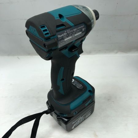  MAKITA マキタ 締め付け工具 インパクトドライバ 充電器・充電池2個・ケース付 コードレス式 TD137D ブルー