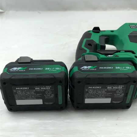  HiKOKI ハイコーキ 切断工具 セーバーソー 充電器・充電池2個・ケース付 CR36DMA2XPG グリーン