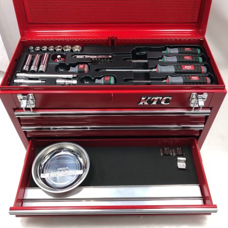  KTC ケーティーシー 工具関連用品 工具セット 程度B SKX0213 レッド