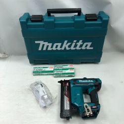 ◇◇ MAKITA マキタ 工具関連用品 充電式フィニッシュネイラ 程度A ケース付 コードレス式 40v　仕上げ釘付 FN001GZK ブルー Aランク
