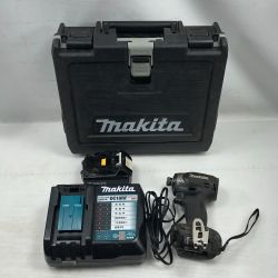 ◇◇ MAKITA マキタ 締め付け工具 インパクトドライバ 充電器・充電池1個・ケース付 TD173D ブラック Cランク