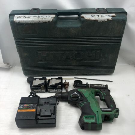  HiKOKI ハイコーキ 締め付け工具 ハンマドリル 充電器・充電池2個・ケース付 コードレス式 DH18DPA グリーン