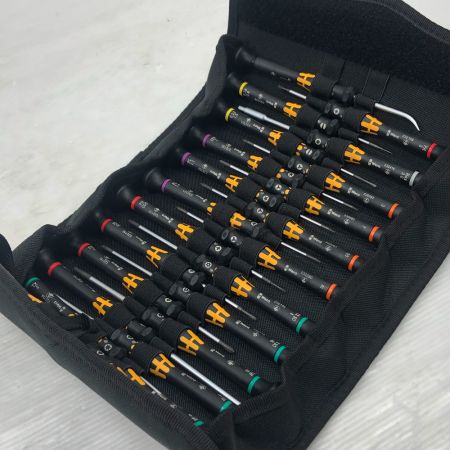  Wera 工具 ハンドツール 精密ドライバーセット ケース付 キズ・ヨゴレ有 箱やぶれあり