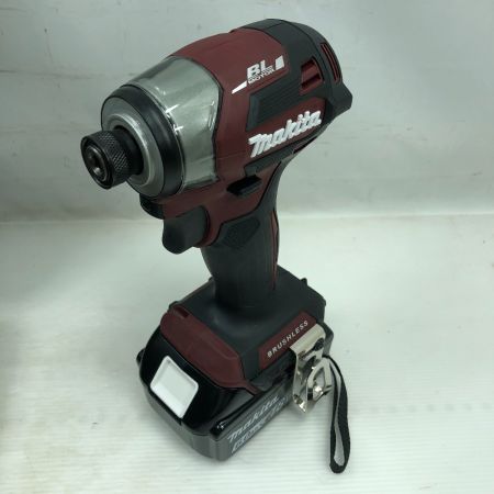  MAKITA マキタ 工具 インパクトドライバ 未使用品(S) 付属品完備 コードレス式 TD173DGXAR レッド